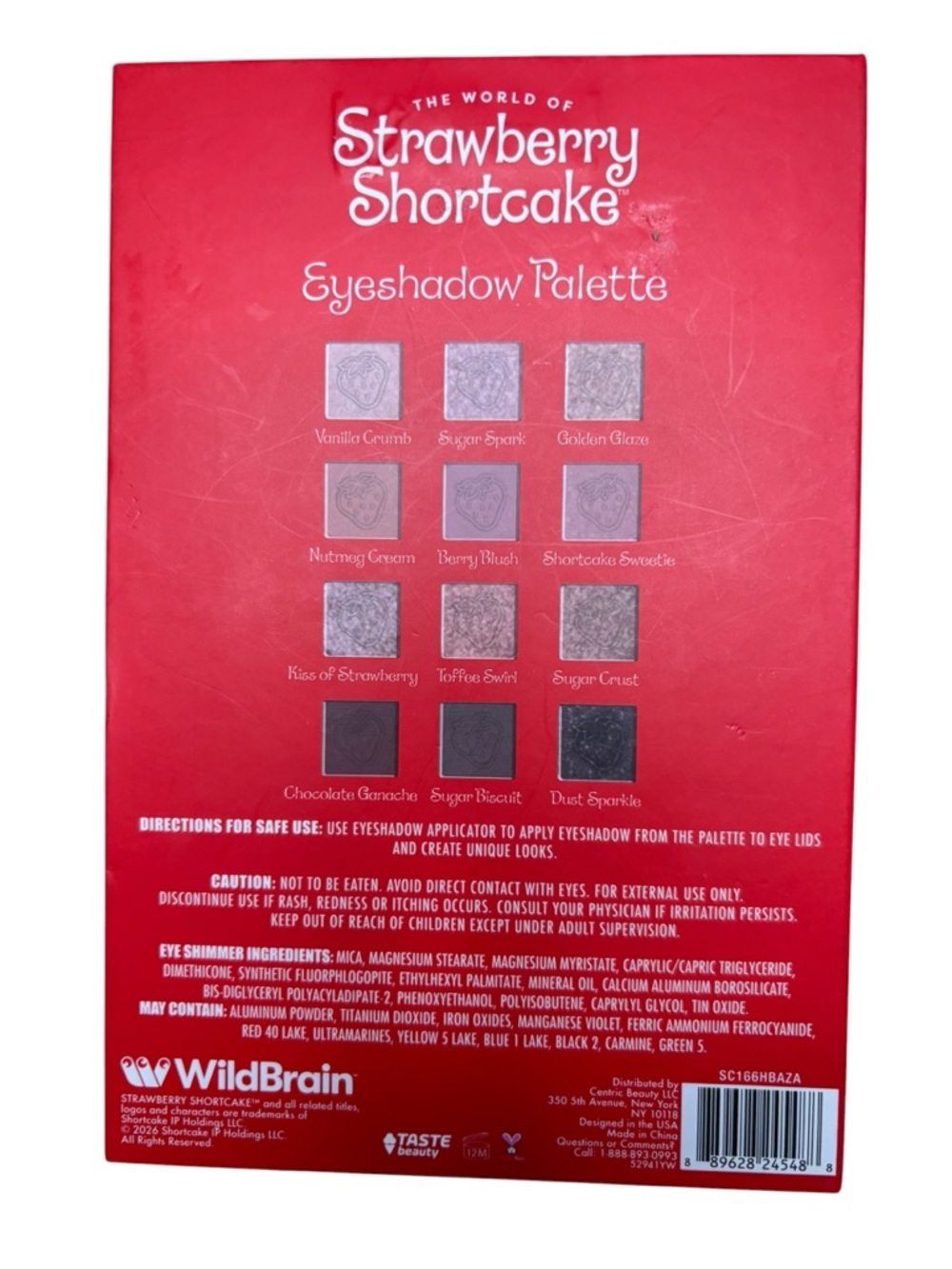 Strawberry Shortcake Bundle - 4 Pieces, Eyeshadow, Socks, Body oil, hairclip - Picture 5 of 7
